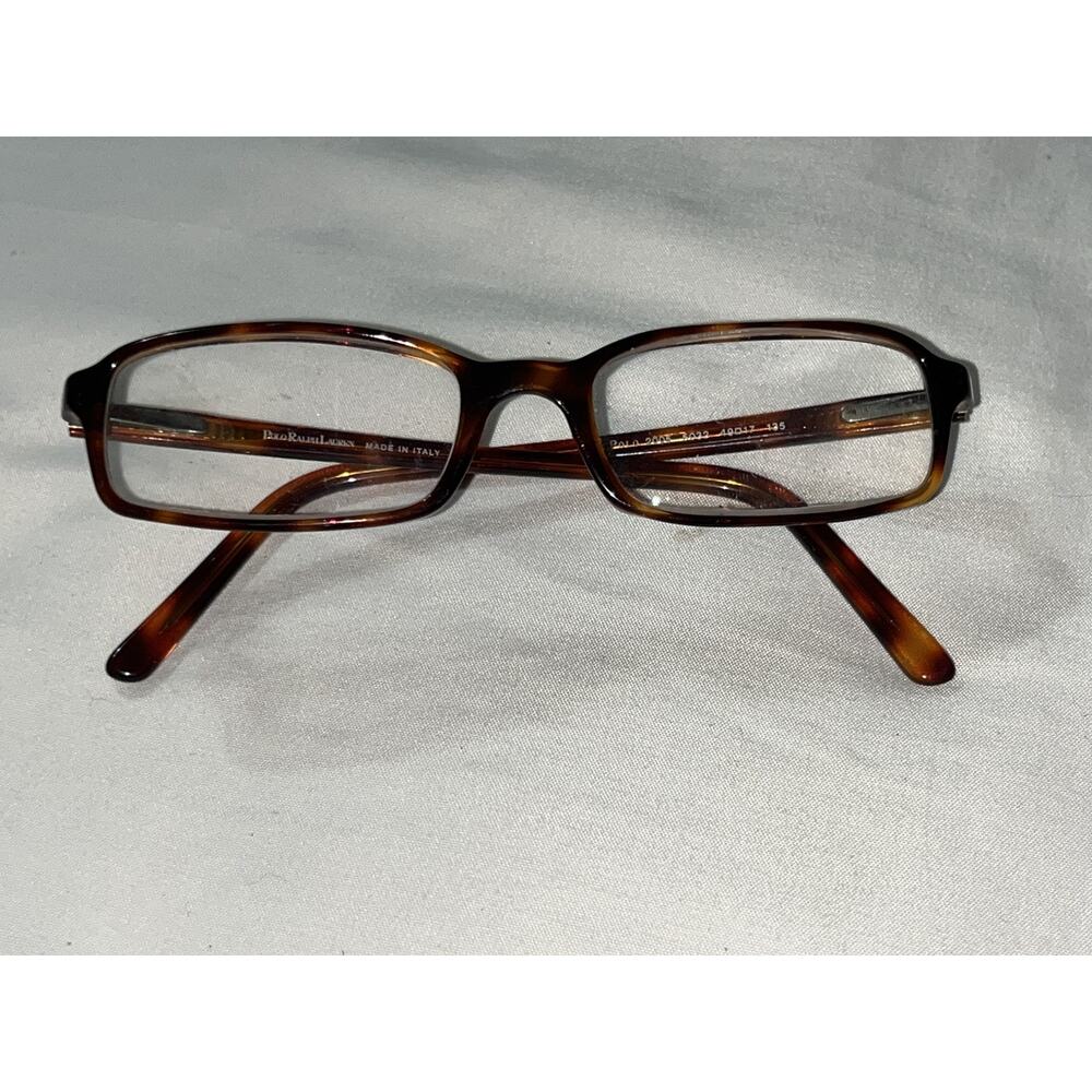 RALPH LAUREN POLO 2005 5032 Eyeglasses Frame Italy 49-17-135 Tortoise